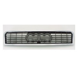 AUDI A4 01- GRILL PAINTED BLK W/CHRM FRAME