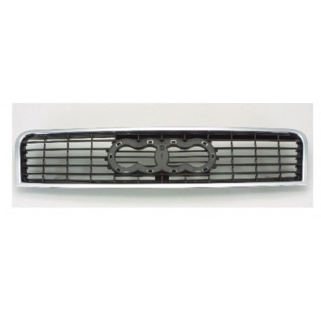 AUDI A4 01- GRILL PAINTED BLK W/CHRM FRAME
